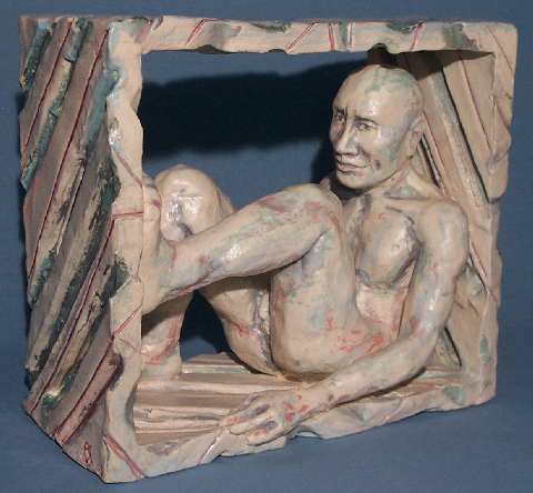 Male Figure - Relaxed With Foot Raised